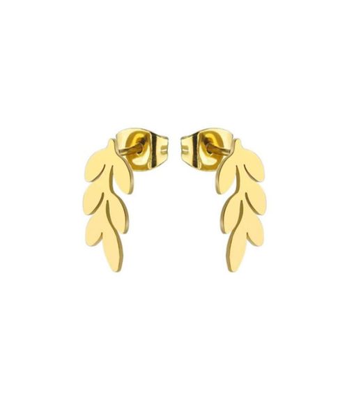 10pairlot sweet tiny leaf earring stainless steel earrings simple olive branch ear studs jewelry for women girls3121311, Golden;silver
10pairlot sweet tiny leaf earring stainless steel earrings simple olive branch ear studs jewelry for women girls3121311, Golden;silver