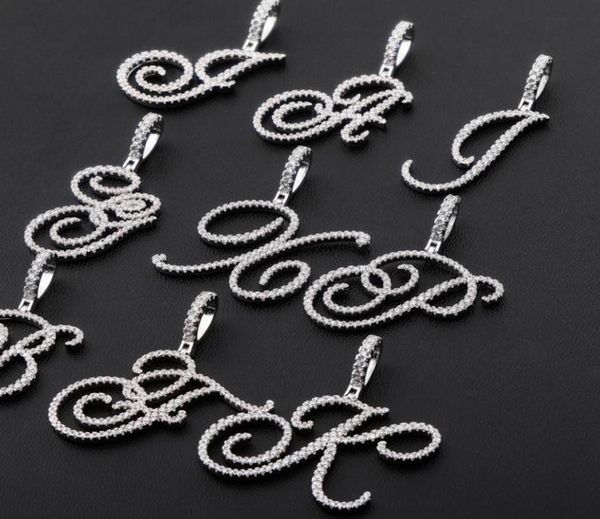 az cz custom artistic fontinitial letter pendant necklace iced out cubic zirconia for men women jewelry6479474, Silver
az cz custom artistic fontinitial letter pendant necklace iced out cubic zirconia for men women jewelry6479474, Silver