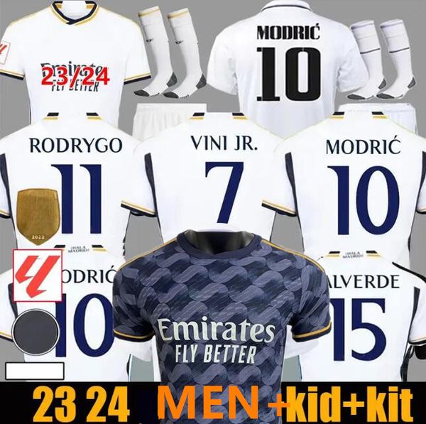real madrids soccer jerseys 23 24 madrides bellingham football shirt vini jr camavinga tchouameni madrids valverde modric camiseta men kids, White;black
real madrids soccer jerseys 23 24 madrides bellingham football shirt vini jr camavinga tchouameni madrids valverde modric camiseta men kids, White;black