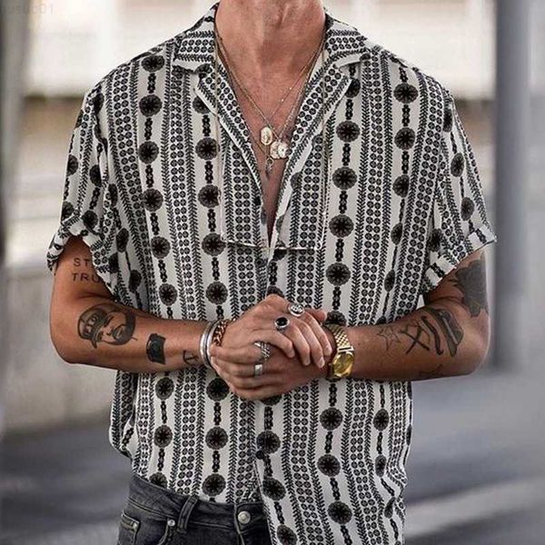 men's casual shirts vintage dots printed mens loose shirts summer short sleeve buttoned turn-down collar casual shirt men clothes fashi, White;black
men's casual shirts vintage dots printed mens loose shirts summer short sleeve buttoned turn-down collar casual shirt men clothes fashi, White;black