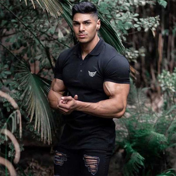 men's t-shirts running polo short sleeve t shirt men fitness slim sports cotton t-shirt fashion tees summer turndown collar gym clothi, White;black
men's t-shirts running polo short sleeve t shirt men fitness slim sports cotton t-shirt fashion tees summer turndown collar gym clothi, White;black