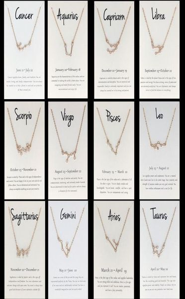 12 constellation zodiac sign necklace horoscope zircon korean jewelry star galaxy libra astrology with retail card4780684, Silver
12 constellation zodiac sign necklace horoscope zircon korean jewelry star galaxy libra astrology with retail card4780684, Silver