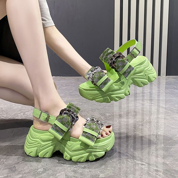 sandals beach crystal wedges women sandals summer bling platform slippers woman thick bottom flip flops high heels gladiator slides 230714, Black
sandals beach crystal wedges women sandals summer bling platform slippers woman thick bottom flip flops high heels gladiator slides 230714, Black