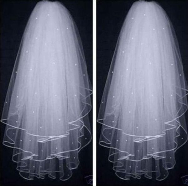 2022 two layer short tulle wedding bridal veils with beading ribbon edge accessories for bridal6627217, Black
2022 two layer short tulle wedding bridal veils with beading ribbon edge accessories for bridal6627217, Black