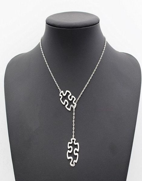 fashion tibetan silver autism jewelry awareness jigsaw double puzzle piece pendant adjustable necklace gifts1533380
fashion tibetan silver autism jewelry awareness jigsaw double puzzle piece pendant adjustable necklace gifts1533380