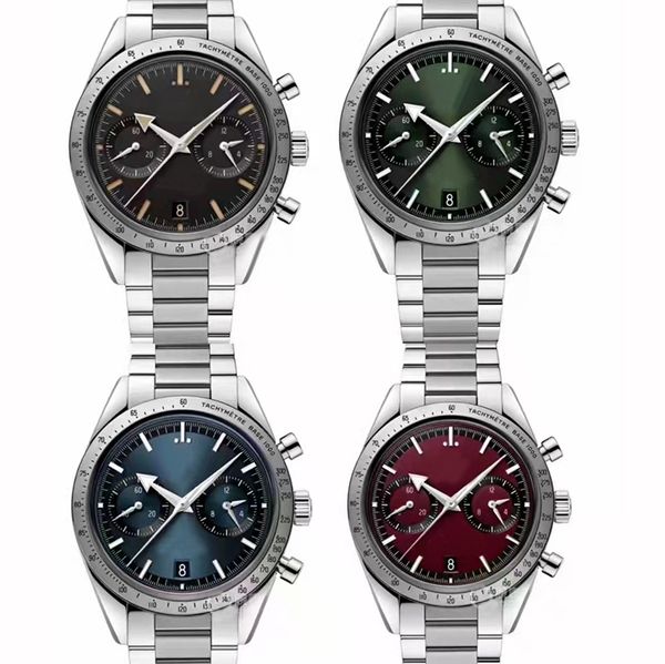 mens watches full chronograph funtions ssecond vk quarz movement hands luxury watch sport master watches oroiogio montre de luxe designer wr, Slivery;brown
mens watches full chronograph funtions ssecond vk quarz movement hands luxury watch sport master watches oroiogio montre de luxe designer wr, Slivery;brown