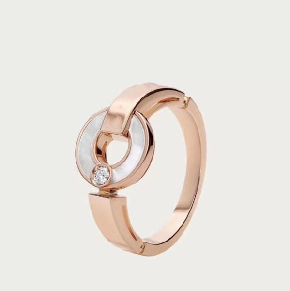 new love 2021 classic disc white shell diamond letter ring ladies charm jewelry luxury ring exquisite packaging gift box5995408, Silver
new love 2021 classic disc white shell diamond letter ring ladies charm jewelry luxury ring exquisite packaging gift box5995408, Silver