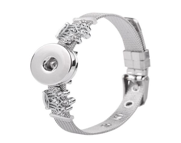 charm bracelets stainless steel snap button bangles rhinestones clover cross charms jewelry fit 18mm for woman or girl2477561, Golden;silver
charm bracelets stainless steel snap button bangles rhinestones clover cross charms jewelry fit 18mm for woman or girl2477561, Golden;silver