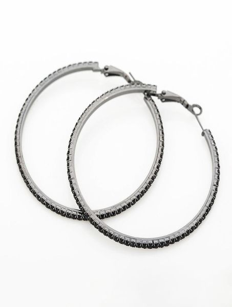 new big hoop earrings accessories cool fashion black rhinestone big circle earrings women party gift queen e0307752999, Silver
new big hoop earrings accessories cool fashion black rhinestone big circle earrings women party gift queen e0307752999, Silver