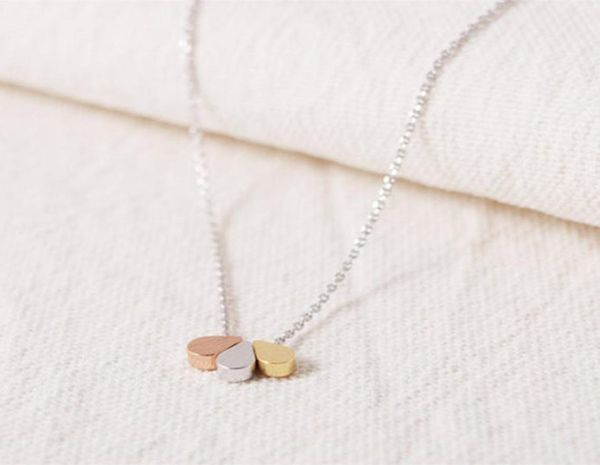 fashion tricolor water drop pendant gold plated teardrops necklace for women gift whole7090603, Silver
fashion tricolor water drop pendant gold plated teardrops necklace for women gift whole7090603, Silver