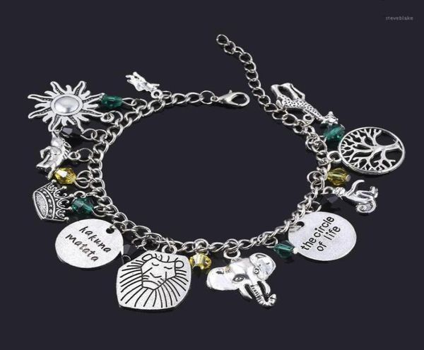 charm bracelets anime the lion king bracelet simba tree of life elephant pendant bangles for women girls fashion jewelry gift13413770, Golden;silver
charm bracelets anime the lion king bracelet simba tree of life elephant pendant bangles for women girls fashion jewelry gift13413770, Golden;silver