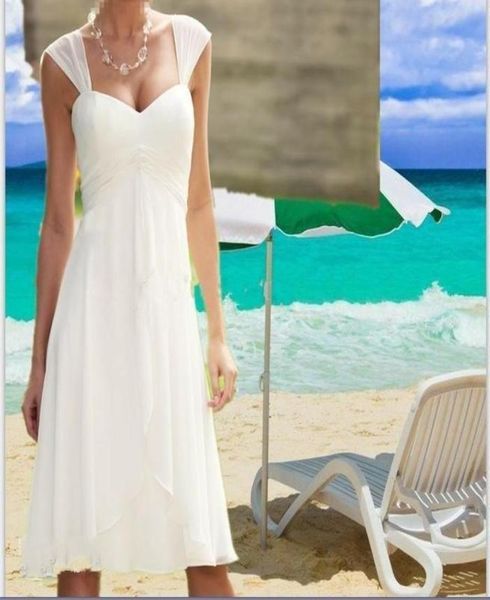 2017 cap sleeves sweetheart beach wedding dresses pleated empire waist knee length chiffon casual short bridal gown custom made7957404, White
2017 cap sleeves sweetheart beach wedding dresses pleated empire waist knee length chiffon casual short bridal gown custom made7957404, White