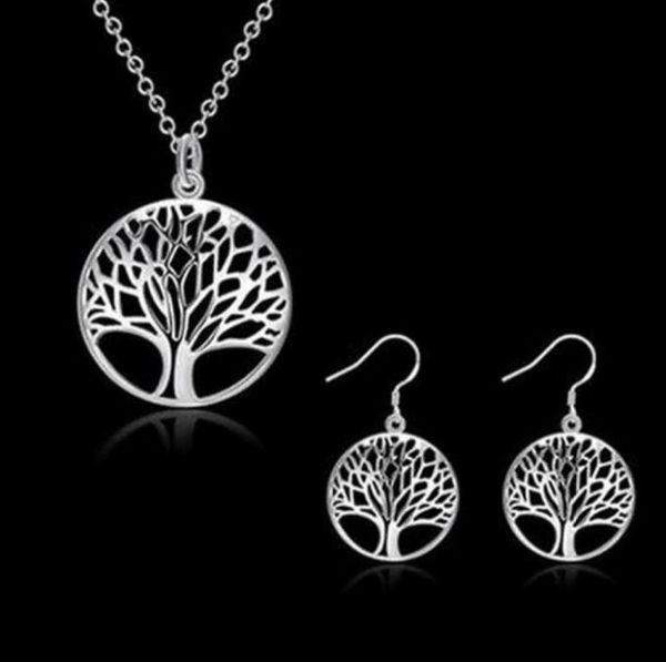 s fashion women hollowing tree life disk pendant necklace and earrings jewelry set plated golden silvery7798470, Silver
s fashion women hollowing tree life disk pendant necklace and earrings jewelry set plated golden silvery7798470, Silver