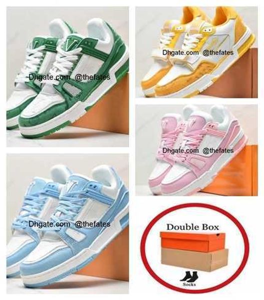designer flat sneaker virgil trainer casual shoes denim canvas leather abloh white green red blue letter overlays fashion platform mens wome, White;red
designer flat sneaker virgil trainer casual shoes denim canvas leather abloh white green red blue letter overlays fashion platform mens wome, White;red