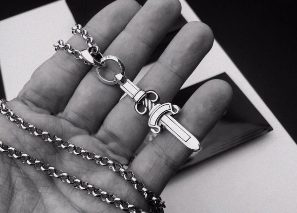fashion stainless steel pendant necklace chain bijoux for mens and women trend personality punk cross style lovers gift hip hop je9609697, Silver
fashion stainless steel pendant necklace chain bijoux for mens and women trend personality punk cross style lovers gift hip hop je9609697, Silver