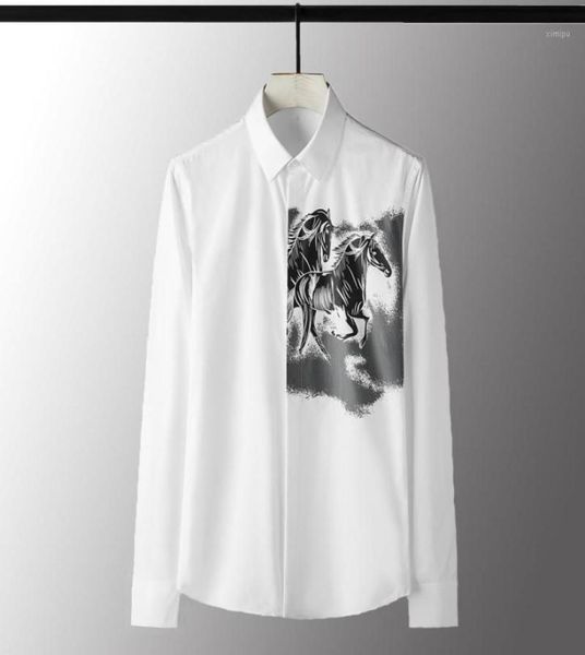 cotton mens shirts luxury horse printed long sleeve dress plus size 4xl solid color slim fit male men039s casual5335419, White;black
cotton mens shirts luxury horse printed long sleeve dress plus size 4xl solid color slim fit male men039s casual5335419, White;black