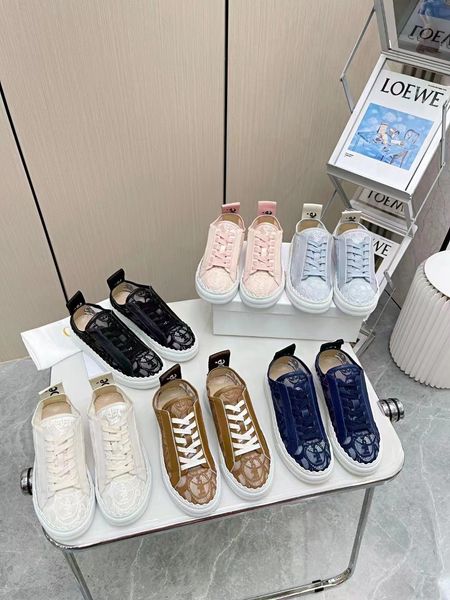 2023 c h l o e classic shoes summer lace embroidered flat running shoes casual sports sneaker thick sole mesh fashion luxury brand women, Black
2023 c h l o e classic shoes summer lace embroidered flat running shoes casual sports sneaker thick sole mesh fashion luxury brand women, Black