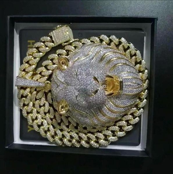 mens jewelry hip hop iced out pendant luxury designer necklace bling diamond cuban link chain big pendants lion animal rapper acce6003097, Silver
mens jewelry hip hop iced out pendant luxury designer necklace bling diamond cuban link chain big pendants lion animal rapper acce6003097, Silver