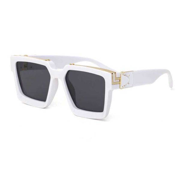 large frame women trendy internet celebrities same millionaire fashion box for men sunglasses, White;black
large frame women trendy internet celebrities same millionaire fashion box for men sunglasses, White;black