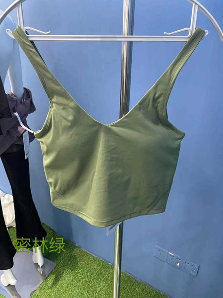 popular ll-22 yoga bra align tank womens sport bra classic fitness butter soft tank gym crop yoga vest beauty back shockproof with removable, Gray
popular ll-22 yoga bra align tank womens sport bra classic fitness butter soft tank gym crop yoga vest beauty back shockproof with removable, Gray