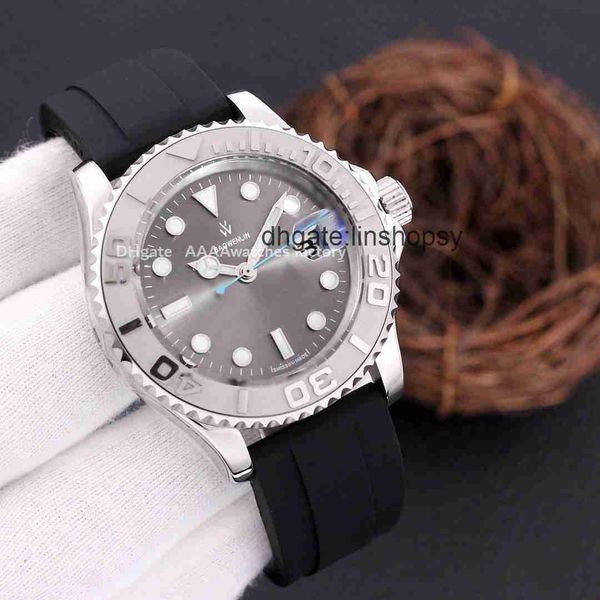 design factory watches for men u1 luxury luminous rubber grey dial sapphire glass stainless steel strap automatic mechanical movement 40mm m, Slivery;golden
design factory watches for men u1 luxury luminous rubber grey dial sapphire glass stainless steel strap automatic mechanical movement 40mm m, Slivery;golden