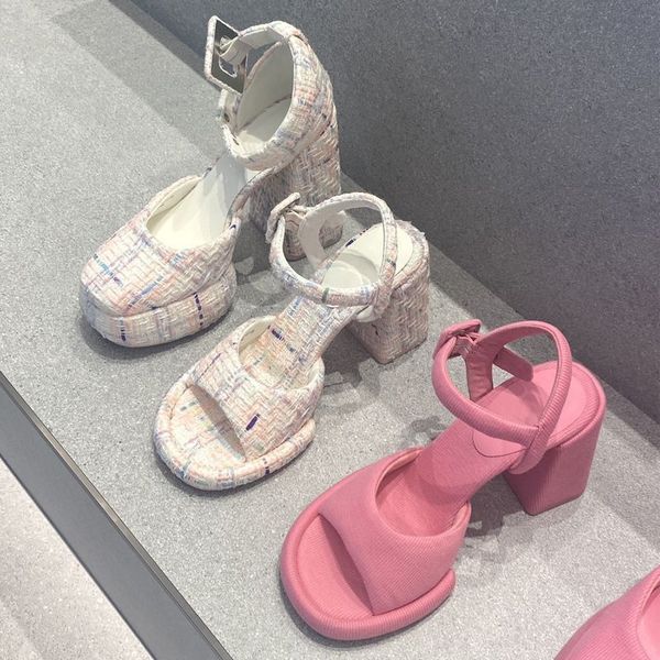 sandals chunky high heel women's sandals platform ankle strap buckle sandals european fashion party sandals spring summe 230714, Black
sandals chunky high heel women's sandals platform ankle strap buckle sandals european fashion party sandals spring summe 230714, Black