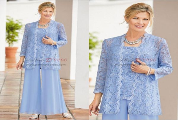 2019 sky blue long sleeves mother of the bride suits lace appliqued three pieces mother formal wear with jacket pnats plus size7068251, Black;red
2019 sky blue long sleeves mother of the bride suits lace appliqued three pieces mother formal wear with jacket pnats plus size7068251, Black;red