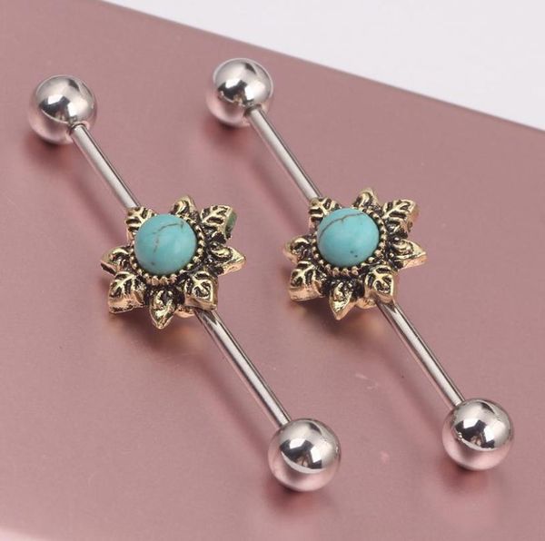 flower bead ear industrial barbell scaffold bar barbell piercing cartilage earring body jewelry ear bar8274582, Silver
flower bead ear industrial barbell scaffold bar barbell piercing cartilage earring body jewelry ear bar8274582, Silver