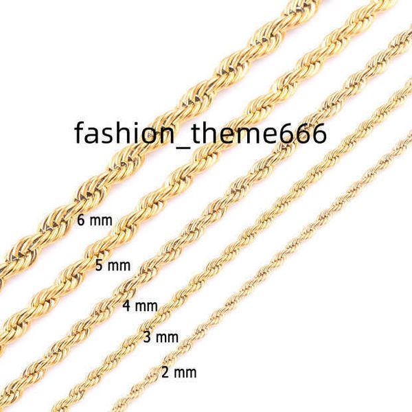 chains gold plated rope chain stainless steel necklace for women men golden fashion twisted rope chains jewelry gift 2 3 4 5 6 7mm, Silver
chains gold plated rope chain stainless steel necklace for women men golden fashion twisted rope chains jewelry gift 2 3 4 5 6 7mm, Silver