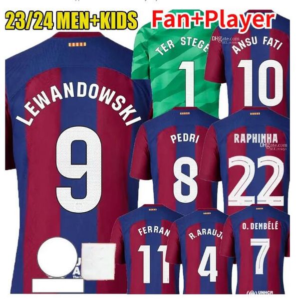23 24 pedri lewandowski barcelonas soccer jerseys gavi #6 ansu fati de futbol ferran 22 23 24 camiseta raphinha football shirt men women bar, Black;yellow
23 24 pedri lewandowski barcelonas soccer jerseys gavi #6 ansu fati de futbol ferran 22 23 24 camiseta raphinha football shirt men women bar, Black;yellow