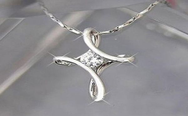 whole white gold plated cross jewelry zirconia pendant necklace chain jewellery xmas5076964, Silver
whole white gold plated cross jewelry zirconia pendant necklace chain jewellery xmas5076964, Silver