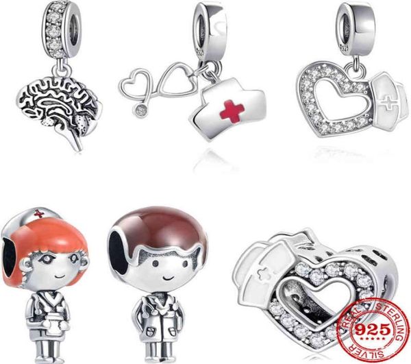 new original silver nurse hospital stethoscope charm bead fit p charm silver 925 beads bracelet for women diy jewelry gift1246496
new original silver nurse hospital stethoscope charm bead fit p charm silver 925 beads bracelet for women diy jewelry gift1246496