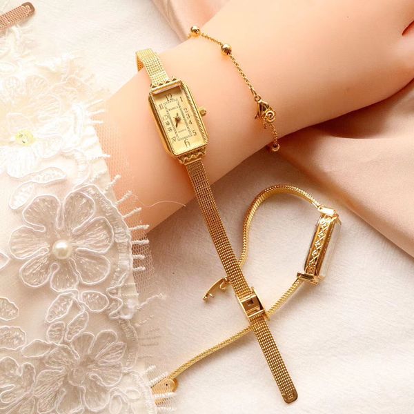 women s watches women s watch 24k gold quartz does not fade simple temperament wenshu golden japanese 230714, Slivery;golden
women s watches women s watch 24k gold quartz does not fade simple temperament wenshu golden japanese 230714, Slivery;golden
