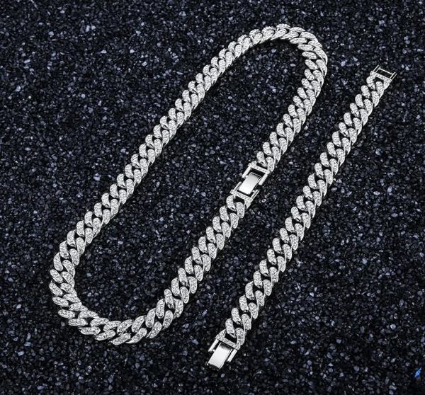mens 14k gold iced out miami cuban link chains hip hop jewelry bling rhinestone 18inch 20inch 24inch long chain silve6663149, Silver
mens 14k gold iced out miami cuban link chains hip hop jewelry bling rhinestone 18inch 20inch 24inch long chain silve6663149, Silver
