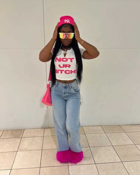 2023ins street spicy girl summer new letter print t-shirt short sleeve women's wear, White
2023ins street spicy girl summer new letter print t-shirt short sleeve women's wear, White