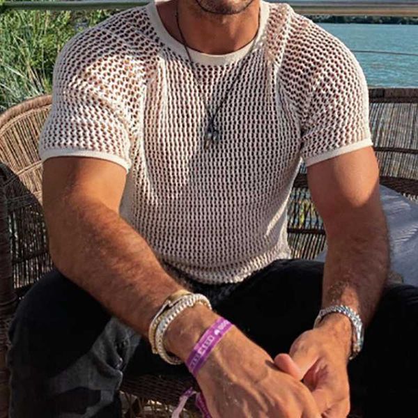 men's t-shirts new fashion solid color hollow knit t-shirts men spring summer leisure o neck basic mens clothing casual short sleeve t, White;black
men's t-shirts new fashion solid color hollow knit t-shirts men spring summer leisure o neck basic mens clothing casual short sleeve t, White;black