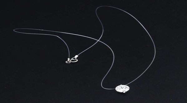 transparent fishline 925 silver zircon clavicle chain mermaid tear pendant necklace7346967
transparent fishline 925 silver zircon clavicle chain mermaid tear pendant necklace7346967