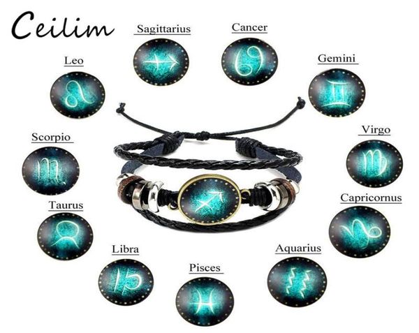 new fashion jewelry design twelve constellations leather bracelets retro handwoven beads diy zodiac bracelet for women men gift2582497, Black
new fashion jewelry design twelve constellations leather bracelets retro handwoven beads diy zodiac bracelet for women men gift2582497, Black