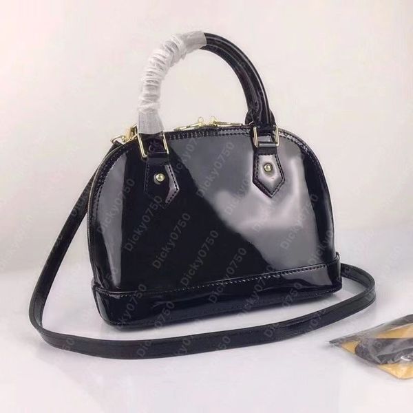 designer bag shell alma bb handbag luxury shinny leather crossbody bag lady patent purse tote colourfull women classic zipper pocket sac a m
designer bag shell alma bb handbag luxury shinny leather crossbody bag lady patent purse tote colourfull women classic zipper pocket sac a m