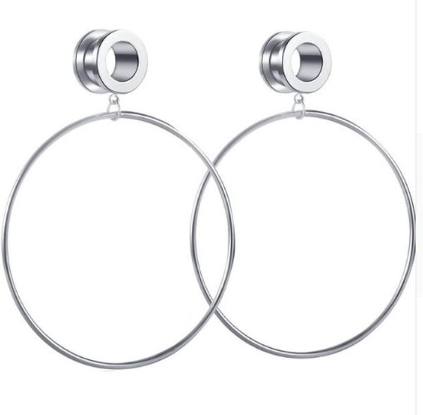 ring dangle screw steel ear plugs and tunnels piercing lage earring expanders lobe stretching gauges 60pcs 6 sizes8002724, Silver
ring dangle screw steel ear plugs and tunnels piercing lage earring expanders lobe stretching gauges 60pcs 6 sizes8002724, Silver