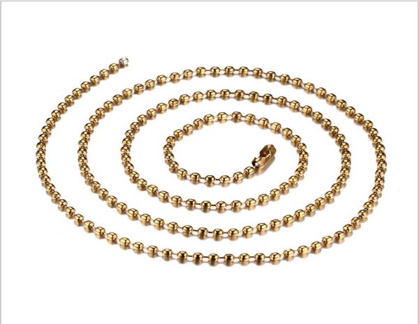 fashion blackgoldsilver color plated 24 inches ball chain necklace stainless steel gold chain necklace cool necklaces nc0025536868, Silver
fashion blackgoldsilver color plated 24 inches ball chain necklace stainless steel gold chain necklace cool necklaces nc0025536868, Silver