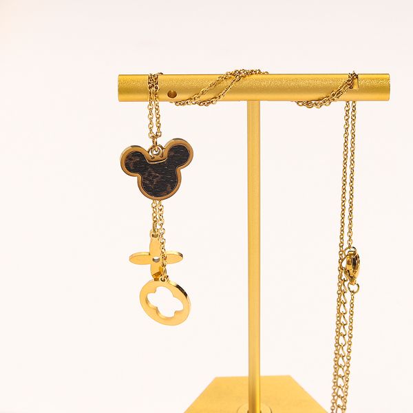 never fading 18k gold plated brand designer pendants necklaces crystal stainless steel letter choker pendant necklace chain jewelry accessor, Silver
never fading 18k gold plated brand designer pendants necklaces crystal stainless steel letter choker pendant necklace chain jewelry accessor, Silver