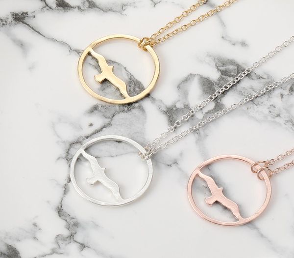 10pcs abstract flying bird pendant necklace eagle swallow seagull in circle charm jewelry necklace for gift7527475, Silver
10pcs abstract flying bird pendant necklace eagle swallow seagull in circle charm jewelry necklace for gift7527475, Silver