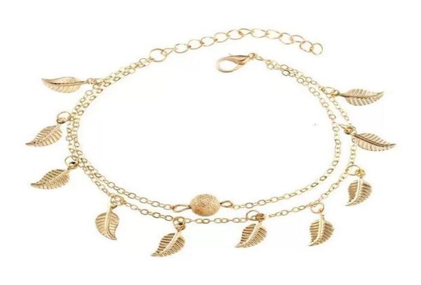 women leaf charm anklets gold chain ankle bracelet fashion 18k gold anklet bracelets foot jewelry2502333, Red;blue
women leaf charm anklets gold chain ankle bracelet fashion 18k gold anklet bracelets foot jewelry2502333, Red;blue