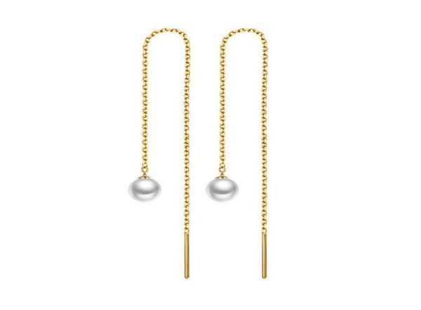 fashion design new gold silver color stainless steel ear threader earrings tassel imitation pearl drop earring for women gift9500668
fashion design new gold silver color stainless steel ear threader earrings tassel imitation pearl drop earring for women gift9500668