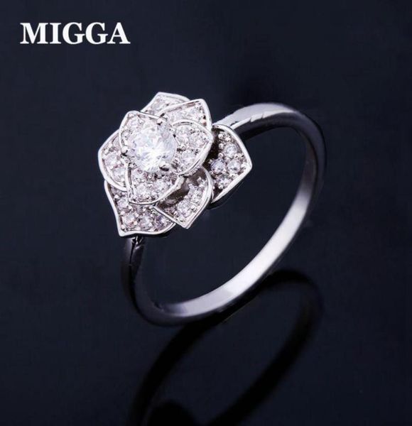 cluster rings migga elegant cubic zirconia camellia flower ring for women white gold color crystal bague party jewelry5591410, Golden;silver
cluster rings migga elegant cubic zirconia camellia flower ring for women white gold color crystal bague party jewelry5591410, Golden;silver