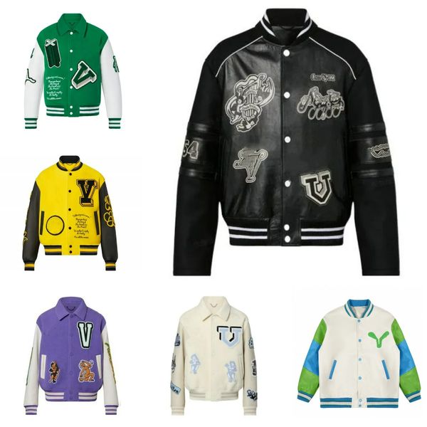 mens designer louiseity fashion viutonity jackets man windbreaker varsity vintage loose long baseball hoodie harajuku letter embroidery stre, Black;brown
mens designer louiseity fashion viutonity jackets man windbreaker varsity vintage loose long baseball hoodie harajuku letter embroidery stre, Black;brown