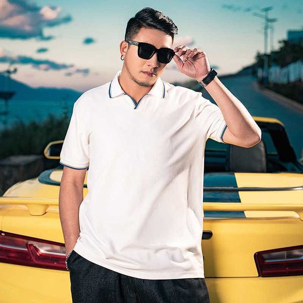 men's t-shirts summer fashion plus size loose short sleeve t shirt turn down collar men's contrast casual t-shirt white 142kg 6xl, White;black
men's t-shirts summer fashion plus size loose short sleeve t shirt turn down collar men's contrast casual t-shirt white 142kg 6xl, White;black