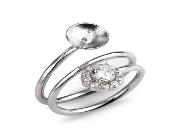 clear cz flower ring settings circle round band 925 sterling silver elegant women jewelry big pearl 5 pieces3682882, Slivery;crystal
clear cz flower ring settings circle round band 925 sterling silver elegant women jewelry big pearl 5 pieces3682882, Slivery;crystal
