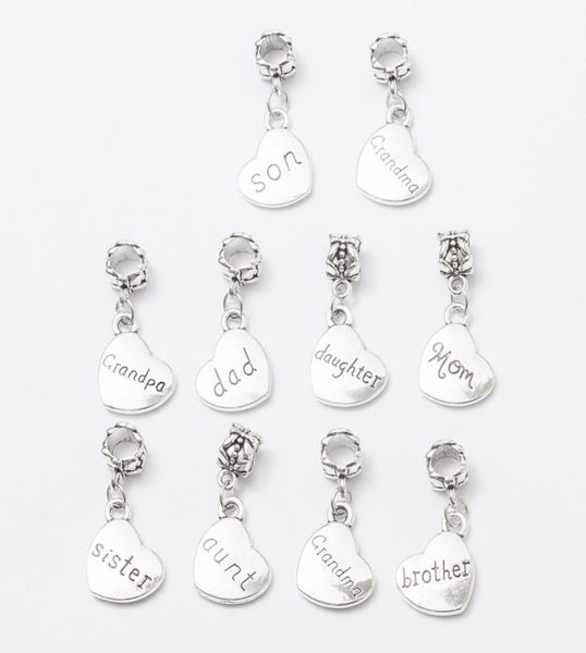 200 pcs family word heart shape charms pendants dangles beads fit bracelet or bangle diy jewelry8191856, Bronze;silver
200 pcs family word heart shape charms pendants dangles beads fit bracelet or bangle diy jewelry8191856, Bronze;silver